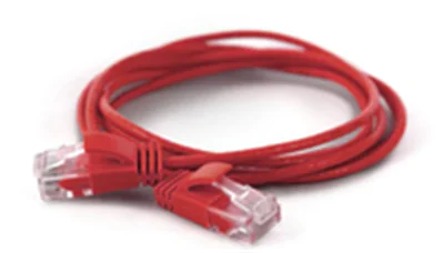 WANTEC 7280 - 25 m - Cat6a - U/UTP (UTP) - RJ-45 - RJ-45 - Rot