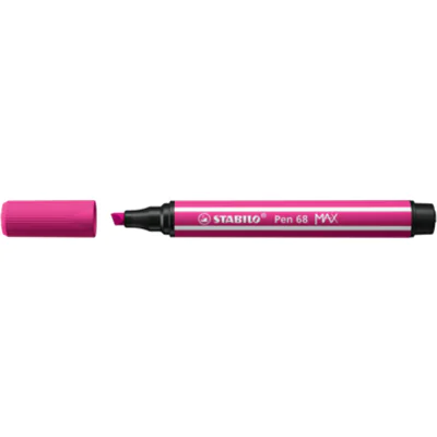 STABILO® Fasermaler Pen 68 MAX 1-5mm pink nicht auswaschbar