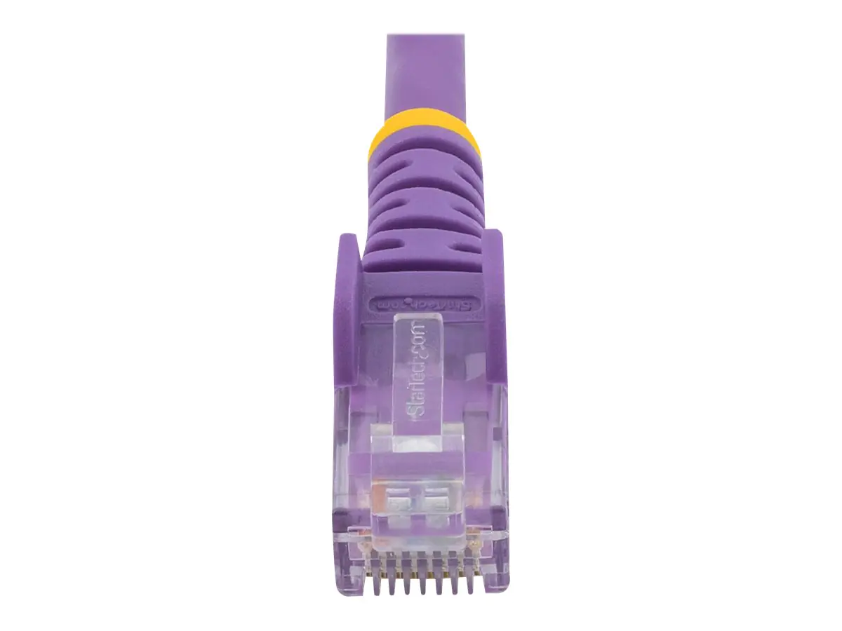 StarTech 0,5m Cat6 Snagless RJ45 Ethernet Netzwerkkabel - Lila - 50cm Cat 6 UTP Kabel - Netzwerkkabel - RJ-45 (M) bis RJ-45 (M) - 50 cm - UTP - CAT 6 - ohne Haken, verseilt - lila