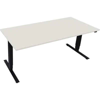 Sitz-/Stehtisch T-Kufe klappbar B1800xT800xH625-1285 an/Weiß Sitz-/Stehtisch T-Kufe klappbar B1800xT800xH625-1285 an/Weiß