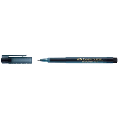 FABER-CASTELL Faserschreiber Broadpen Document schwarz 10Stk 155499