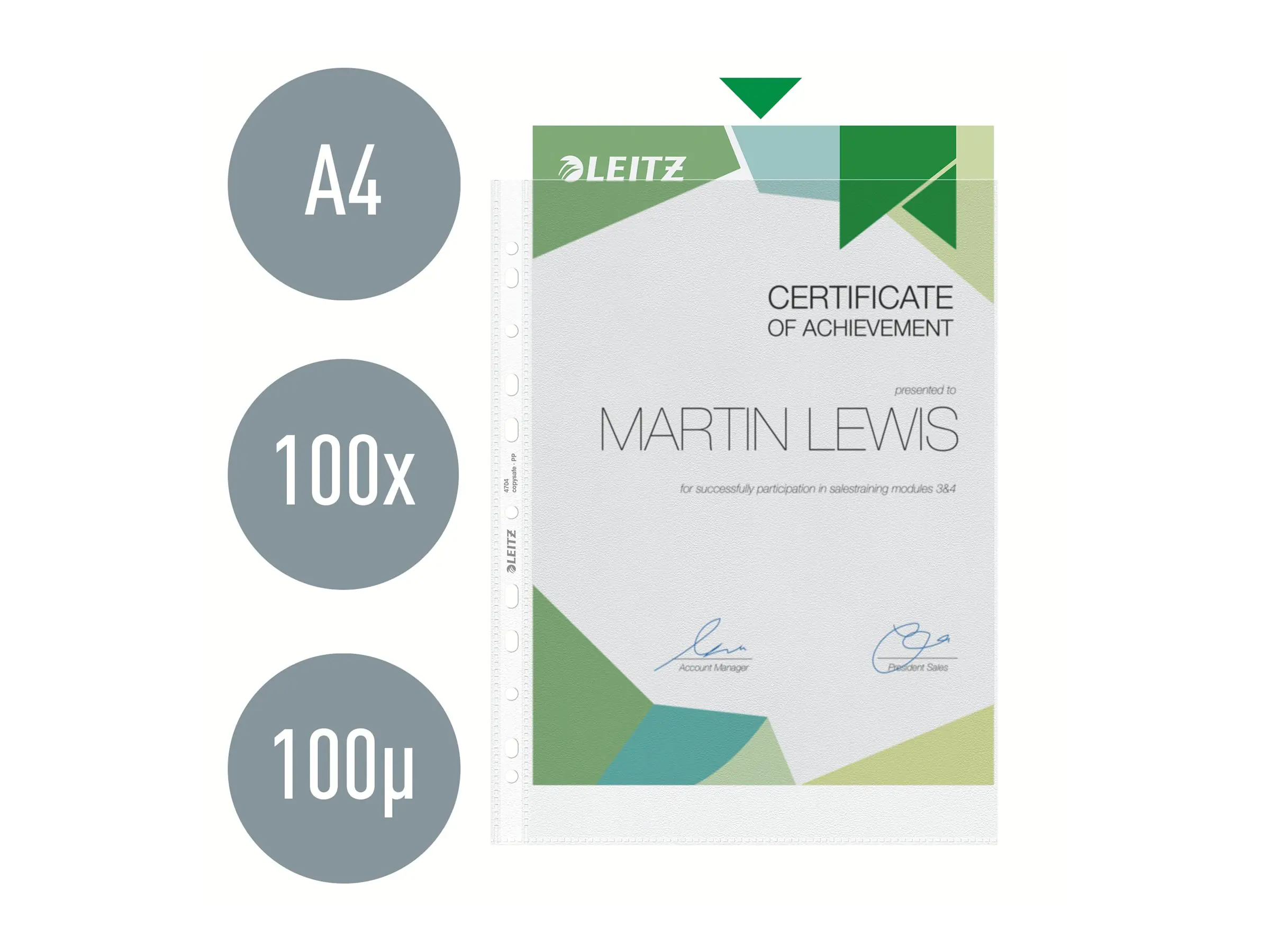 Esselte Leitz Schutzhülle - für A4 (210 x 297 mm) 47040000