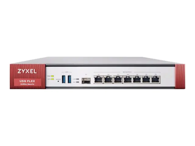Zyxel ZyWALL USG FLEX 500 - UTM Bundle - Firewall - mit 1 Jahr AV+IDP, AS, CF - 1GbE - Rack-montierbar