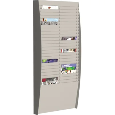 PAPERFLOW K500010, Polystyrene, Grau, Matte, Rechteck, 129 mm, 544 mm A4V2X25.02