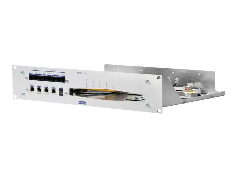 wantec - Netzwerkgerät-Montageschrank - Rack montierbar - 2U - 48.3 cm (19")