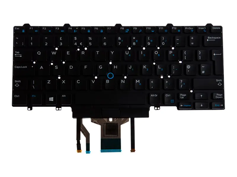 Dell - Tastatur - hinterleuchtet - GB - für Dell Latitude E7450