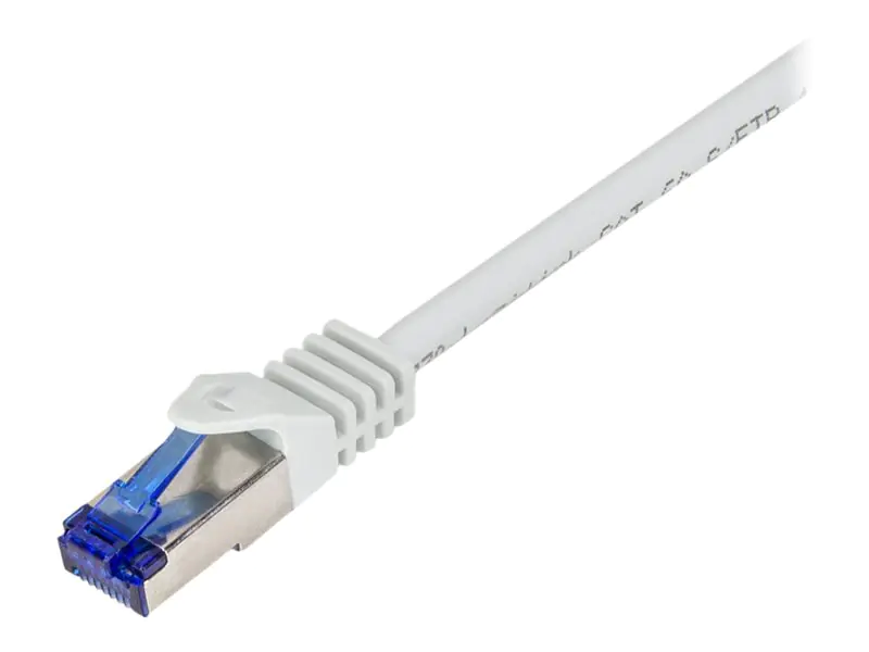 LogiLink Patchkabel Ultraflex Kat.6A S/FTP 5.0 m grau mitCat.7 Rohkabel extra flexibles - Kabel - N