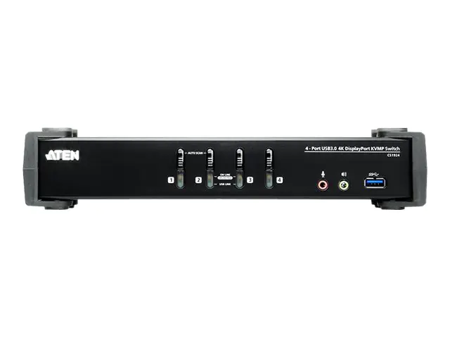ATEN CS1924 KVMP Switch - KVM-/Audio-/USB-Switch - 2 x KVM/Audio/USB - 1 lokaler Benutzer - Desktop ATEN CS1924 KVMP Switch - KVM-/Audio-/USB-Switch - 2 x KVM/Audio/USB - 1 lokaler Benutzer - Desktop