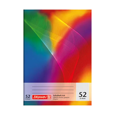 BRUNNEN Schulheft 1046922 DIN A6 80g 32Blatt kariert BRUNNEN Schulheft 1046922 DIN A6 80g 32Blatt kariert