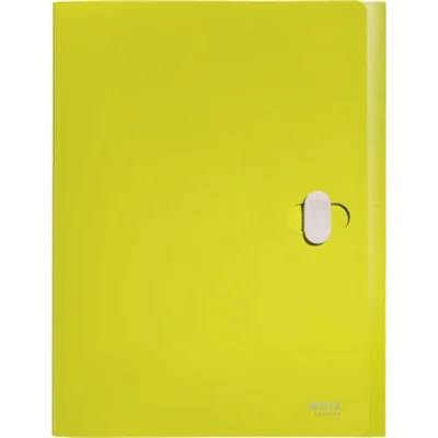 Leitz Heftbox Recycle 25,4 x 33 cm (B x H) DIN A4 38mm Sicherheitsverschluss Kunststoff, 80 % recycelt gelb