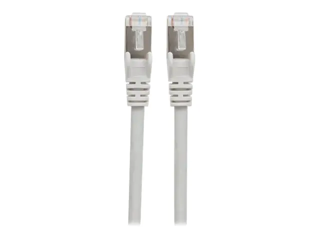 Intellinet Network Patch Cable, Cat7 Cable/Cat6A Plugs, 1.5m, Grey, Copper, S/FTP, LSOH / LSZH, PVC, RJ45, Gold Plated Contacts, Snagless, Booted, Polybag - Netzwerkkabel - RJ-45 (M) bis RJ-45 (M) - 1.5 m - SFTP - CAT 7 (Kabel) / CAT 6a (Anschlüsse) - hal Intellinet Network Patch Cable, Cat7 Cable/Cat6A Plugs, 1.5m, Grey, Copper, S/FTP, LSOH / LSZH, PVC, RJ45, Gold Plated Contacts, Snagless, Booted, Polybag - Netzwerkkabel - RJ-45 (M) bis RJ-45 (M) - 1.5 m - SFTP - CAT 7 (Kabel) / CAT 6a (Anschlüsse) - hal