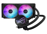ASUS ROG RYUO III 240 ARGB - Prozessor-Flüssigkeitskühlsystem - Kühlergröße: 240 mm - (für: LGA1156, LGA1155, LGA1150, LGA1151, AM4, LGA1200, LGA1700, AM5) - Kupfersockel - 120 mm - Schwarz