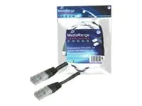 MediaRange Netzwerkkabel RJ-45 RJ-45 MRCS104 SFTP-Kabel CAT 5e 5.00 m Schwarz