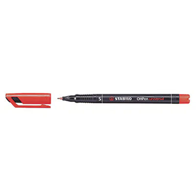 STABILO Folienschreiber OHPen 841/40 S 0,4mm rot STABILO Folienschreiber OHPen 841/40 S 0,4mm rot