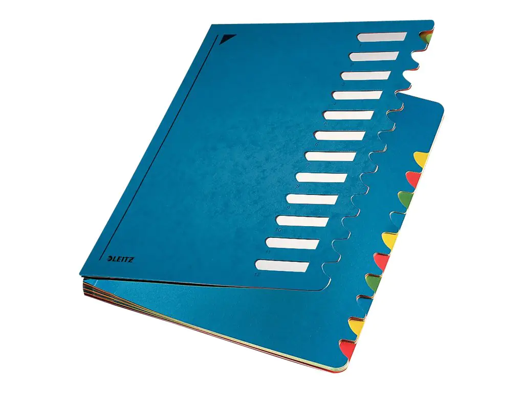 Esselte Leitz Trennelement - 12 Teile - vorgedruckt: 1-12 - für A4 (210 x 297 mm) 59120035