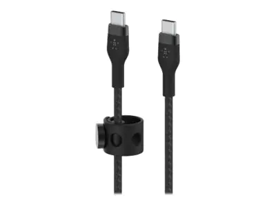 Belkin BoostCharge - USB-Kabel - 24 pin USB-C (M) zu 24 pin USB-C (M) - 1 m - Schwarz
