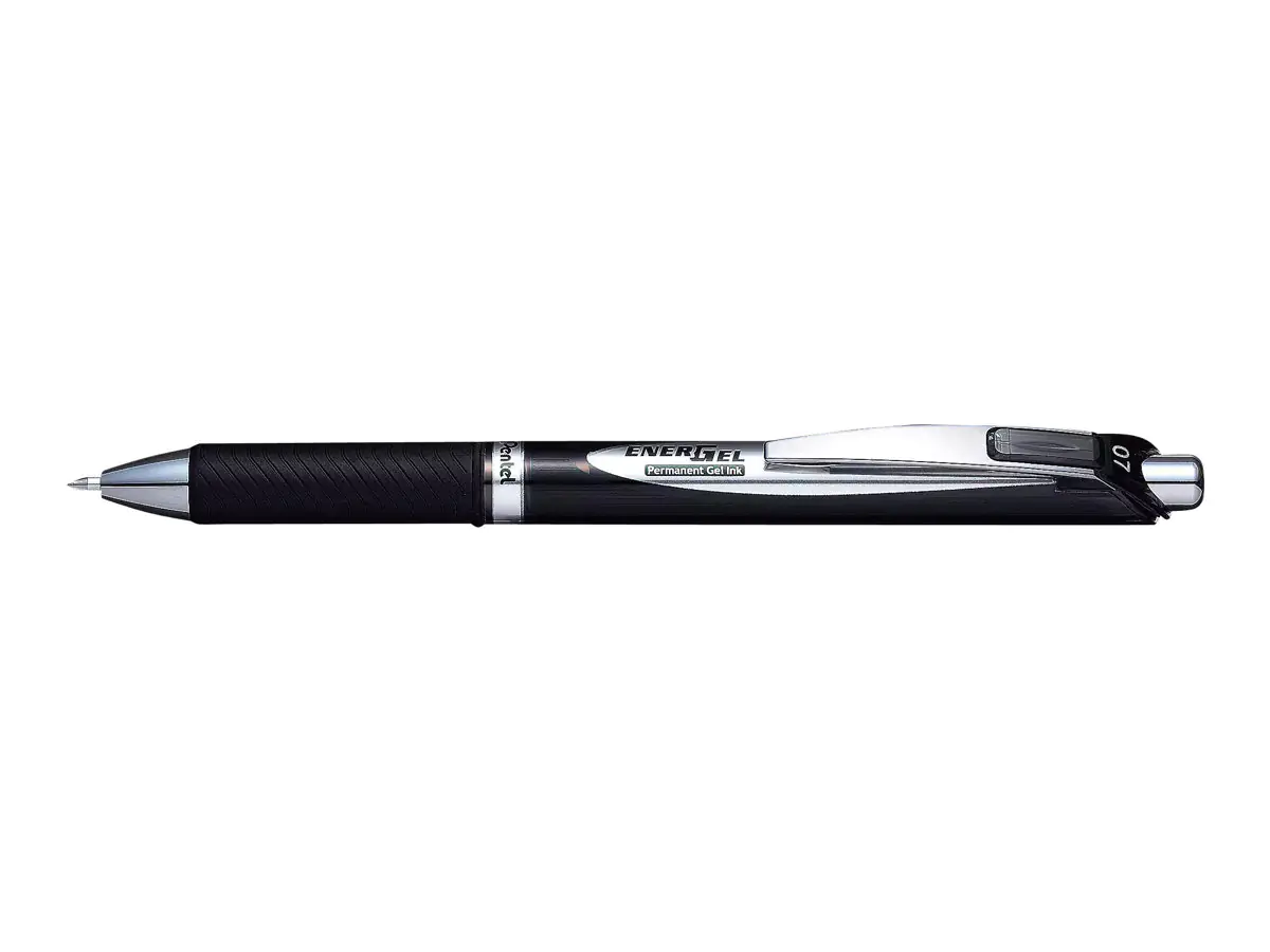 Pentel EnerGel - Tintenroller - permanent - Schwarz BLP77-AX