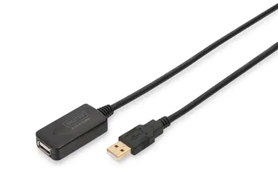 DIGITUS Aktives USB 2.0 Verlängerungskabel, 5m DA-70130-4