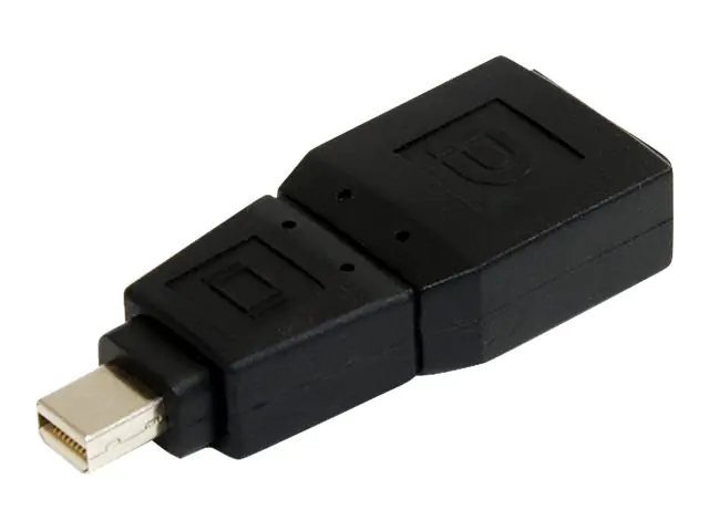 StarTech Mini DisplayPort auf DisplayPort Adapter / Konverter - St/Bu - Mini DP (Stecker) zu DP (Buchse) - Schwarz - DisplayPort-Adapter - DisplayPort (W) zu Mini DisplayPort (M) - Schwarz - für P/N: CDP2DP141MB, CDP2DP146B, CDP2DPMM1MB, CDP2DPMM6B, DISPL