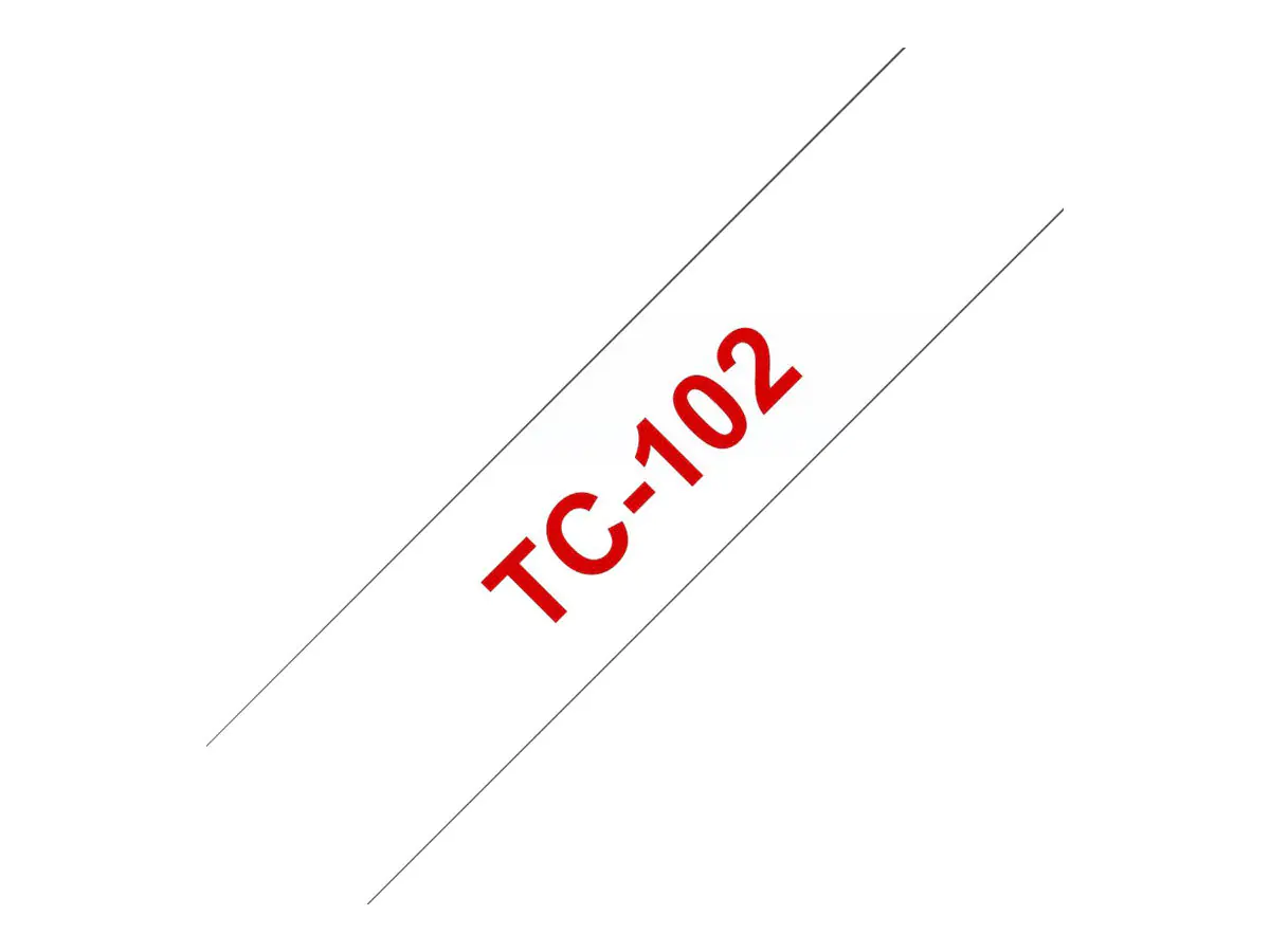Brother - Rolle (1,3 cm x 7,6 m) 1 Rolle(n) Etiketten - für P-Touch PT-10, PT-12, PT-12N, PT-15, PT-150, PT-170K, PT-20, PT-25, PT-6, PT-8