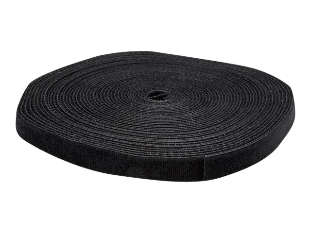 StarTech Klettverschluss 15m Rolle - Schwarz - Kabelbinderrolle - 15.24 m - für P/N: HKLP50BL, HKLP50GN, HKLP50RD, HKLP50YW