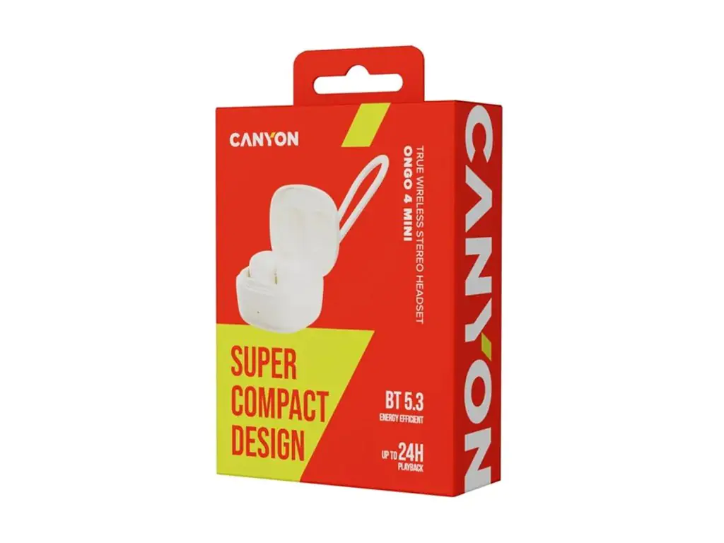 Canyon Bluetooth Headset OnGo 4 Mini In-Ear/BT5.3 beige retail - Headset