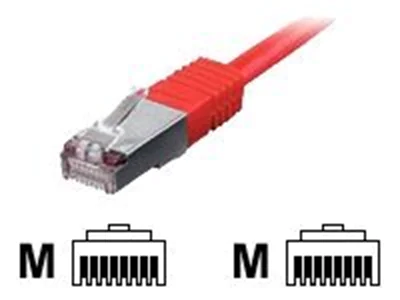 equip - Patch-Kabel - RJ-45 (M) zu RJ-45 (M) - 5 m - SSTP-Kabel - CAT 6 - geformt, verseilt - Rot