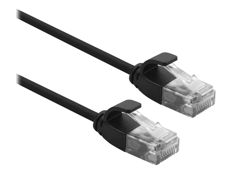 Roline - Patch-Kabel - RJ-45 (M) zu RJ-45 (M) - 1.5 m - UTP - CAT 6a - halogenfrei, geformt - Schwarz Roline - Patch-Kabel - RJ-45 (M) zu RJ-45 (M) - 1.5 m - UTP - CAT 6a - halogenfrei, geformt - Schwarz