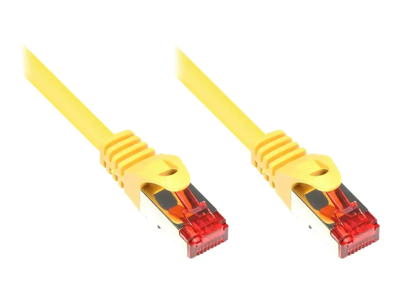 Good Connections RNS - Patch-Kabel - RJ-45 (M) bis RJ-45 (M) - 1 m - SFTP, PiMF - CAT 6 - geschirmt, ohne Haken - Gelb