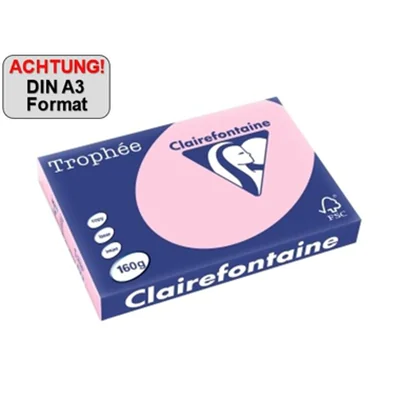 Clairefontaine Kopierpapier Trophée Color DIN A3 120g/m² elementar chlorfrei gebleicht, holzfrei rosa 250 Bl./Pack. Clairefontaine Kopierpapier Trophée Color DIN A3 120g/m² elementar chlorfrei gebleicht, holzfrei rosa 250 Bl./Pack.