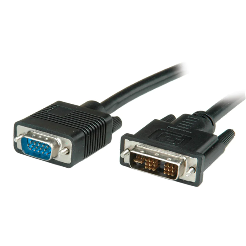 VALUE - Videokabel - HD-15 (VGA) (M) zu DVI-A (M) - 3 m - Daumenschrauben - Schwarz VALUE - Videokabel - HD-15 (VGA) (M) zu DVI-A (M) - 3 m - Daumenschrauben - Schwarz