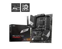 MSI PRO X670-P WIFI - Motherboard - ATX - Socket AM5 - AMD X670 Chipsatz - USB 3.2 Gen 1, USB 3.2 Gen 2, USB-C 3.2 Gen2, USB-C 3.2 Gen 2x2 - 2.5 Gigabit LAN, Bluetooth, Wi-Fi - Onboard-Grafik (CPU erforderlich) - HD Audio (8-Kanal)