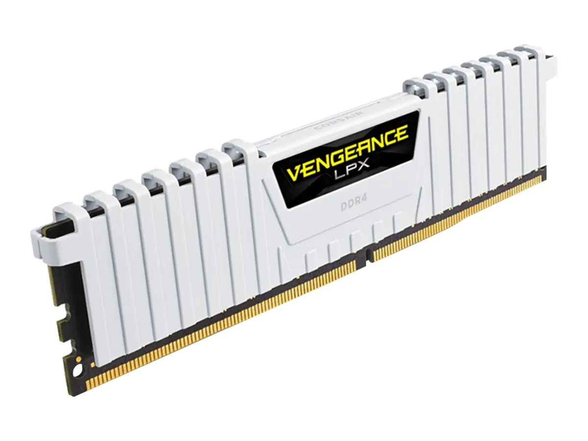 CORSAIR Vengeance LPX - DDR4 - kit - 16 GB: 2 x 8 GB - DIMM 288-PIN - 2666 MHz / PC4-21300 - CL16 - 1.2 V - ungepuffert - non-ECC - weiß