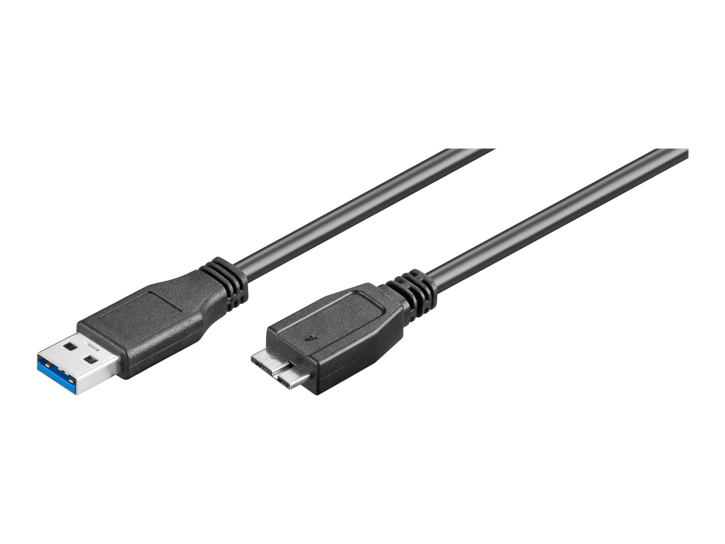 goobay - USB-Kabel - USB Typ A (M) bis Micro-USB Type B (M) - USB 3.0 - 3 m - Schwarz