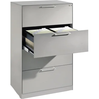 C+P Hängeregistraturschrank Asisto 146223412S10054 A4 2bhg wsalu/wsalu