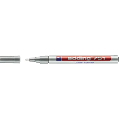 edding Lackmarker 751 4-751054 1-2mm Rundspitze permanent silber