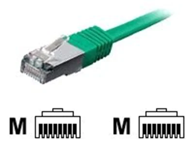 equip - Patch-Kabel - RJ-45 (M) zu RJ-45 (M) - 1 m - SSTP-Kabel - CAT 6 - geformt, verseilt - grün