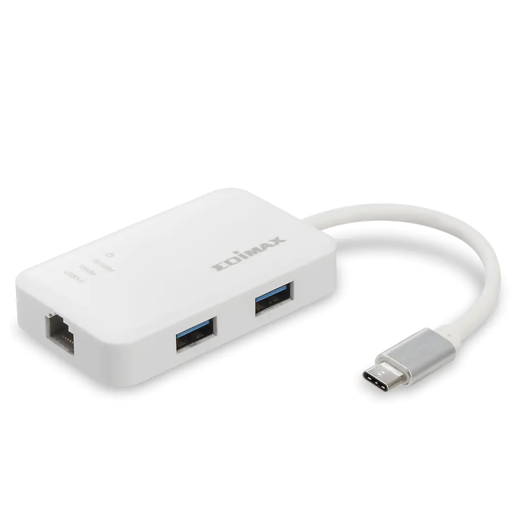 Edimax EU-4308 - Netzwerkadapter - USB-C 3.1 - Gigabit Ethernet x 1 + USB 3.0 x 3