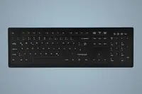 Active Key AK-C8100F-FUS - Tastatur - kabellos - 2.4 GHz - QWERTZ - Schweiz - Schwarz