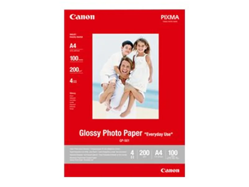 Canon GP-501 glänzendes Fotopapier 10x15 cm - 100 Blatt, Glanz, 210 g/m², 100 Blätter, 210 µm, 100 mm, 150 mm 0775B003