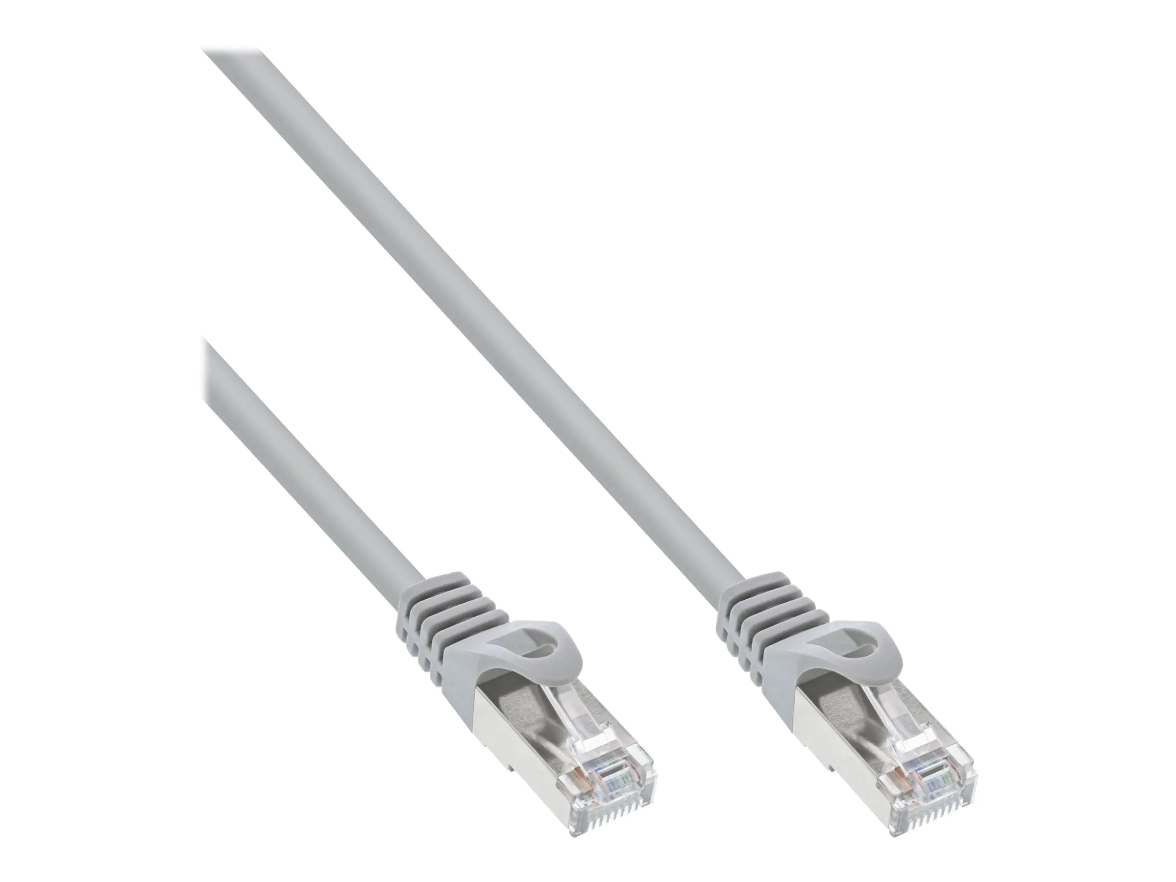 InLine - Patch-Kabel - RJ-45 (M) zu RJ-45 (M) - 3 m - SFTP, PiMF - CAT 6 - geformt, ohne Haken, verseilt - Blau (Packung mit 30)