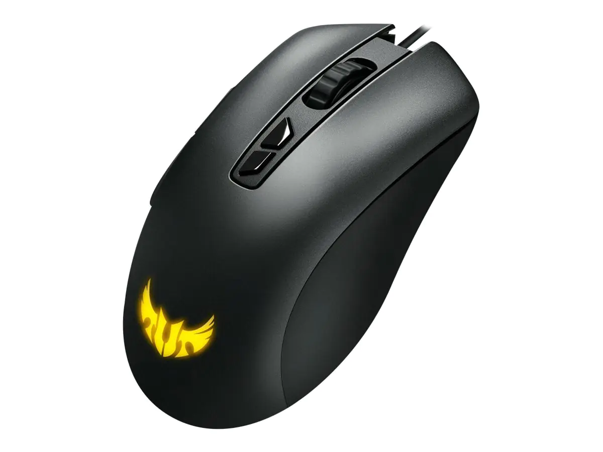 ASUS TUF Gaming M3 - Maus - ergonomisch - optisch - 7 Tasten - kabelgebunden - USB - Grau - für 15; ROG Strix G15; ROG Zephyrus Duo 15; ROG Zephyrus G14; TUF505; ZenBook 13; 14
