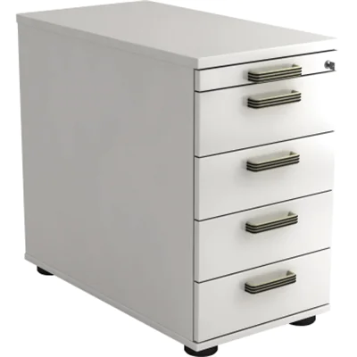 Hammerbacher Standcontainer Solid VSC50/W/W/SG weiß/weiß Hammerbacher Standcontainer Solid VSC50/W/W/SG weiß/weiß