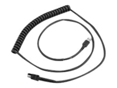 Zebra - Stromkabel - USB (M) - 3.66 m - gewickelt - für Symbol LI3608; Zebra DS3608, DS3678, LI3608, LI3678, VC80, VH10