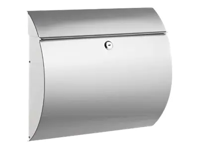 ALCO ALBERT Briefkasten - Metall - Silver Lacquer 8607