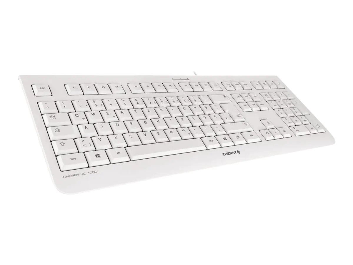 CHERRY KC 1000 - Tastatur - Pan-Nordic - Hellgrau