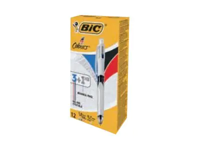 BIC Mehrfarbkugelschreiber 4 Colours 3+1 942104