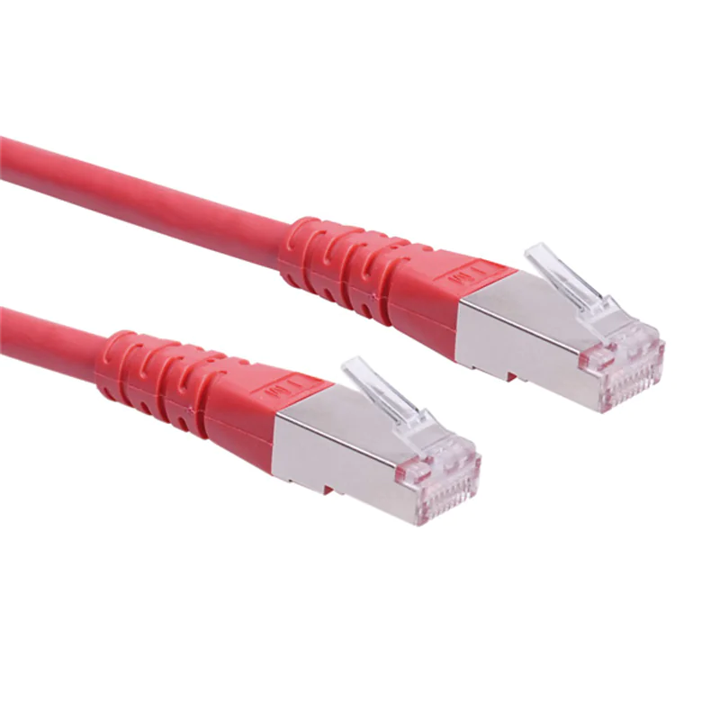 Roline - Patch-Kabel - RJ-45 (M) zu RJ-45 (M) - 20 m - SFTP - CAT 6 - Rot Roline - Patch-Kabel - RJ-45 (M) zu RJ-45 (M) - 20 m - SFTP - CAT 6 - Rot