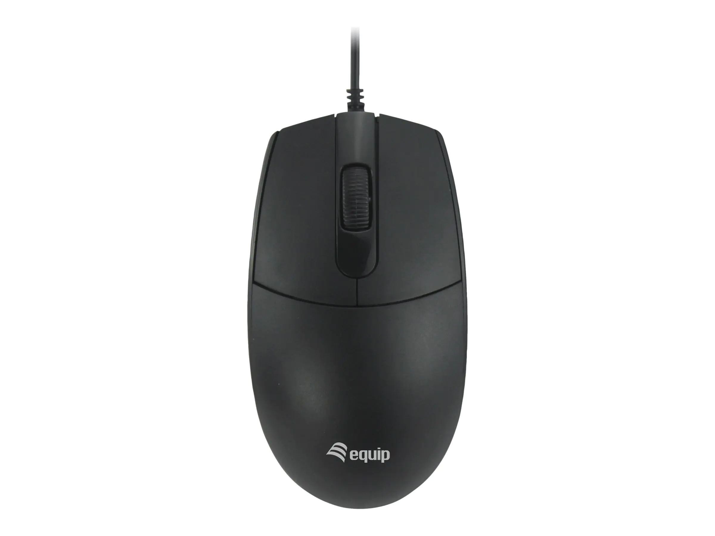 Equip Optische Maus USB-C Comp. Rechts-Linkshänder 1.5m sw - Maus - Optisch