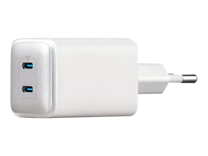 Anker PowerPort III - Netzteil - 40 Watt - 3 A - IQ 3.0 - 2 Ausgabeanschlussstellen (2 x USB-C) - weiß